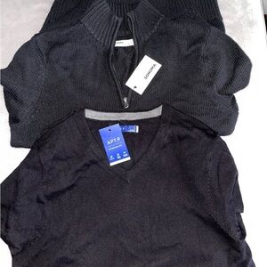 Apt. 9 Men's Dark Gray Long Sleeve Shirt